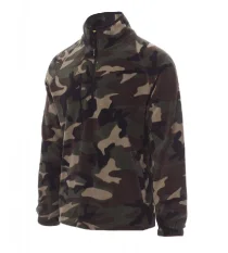 Men's sweatshirt with half zip Payper Dolomiti+, camo