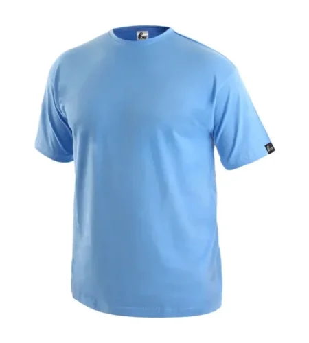 T-shirt CXS DANIEL, short sleeve, sky blue