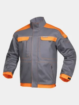 Arbeitsbluse Ardon Cool Trend, grau-orange