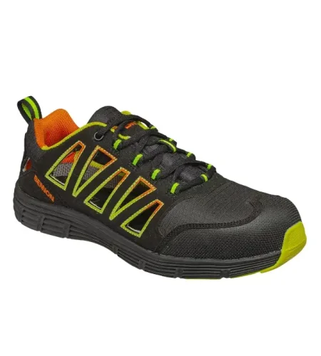 Safety shoes Bennon REBEL S1P ESD, black-green