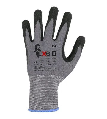 Dipped work gloves CXS ICA, Spandex, nitrile