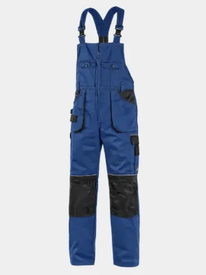 Bib work trousers CXS Orion Krystof, blue