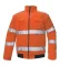 Reflective waterproof 2in1 jacket Cerva Clovelly, orange