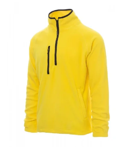 Men's sweatshirt with half zip Payper Dolomiti+, yellow