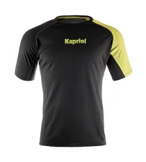 Funkčné tričko Kapriol Quick Dry, krátky rukáv, čierne