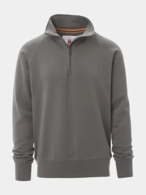 Men's sweatshirt with half zip Payper Austin, smoke