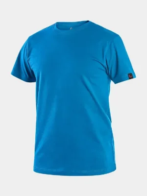 T-shirt CXS NOLAN, short sleeve, azure