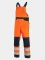Reflective bib overalls with mesh CXS Halifax, orange