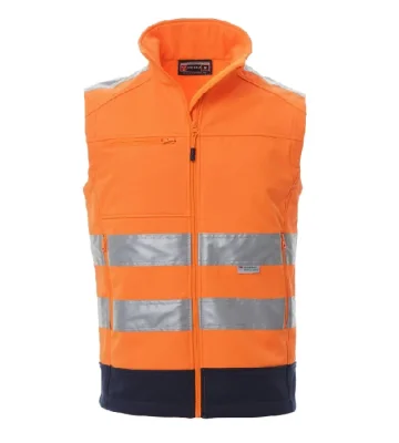 Reflective waterproof vest Payper Traffic, orange