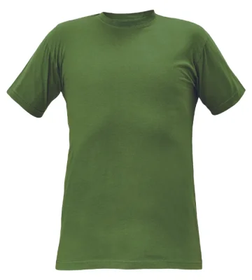 T-shirt Cerva TEESTA, short sleeve, 100% cotton, grass green