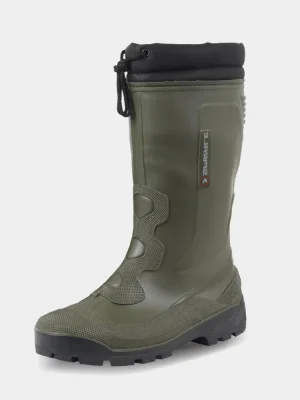 Insulated rubber boots HAPPY JOB TEFAL, green