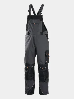 Latzhose CXS Sirius Tristan, grau-orange