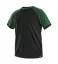 T-shirt CXS OLIVER, short sleeve, black-green