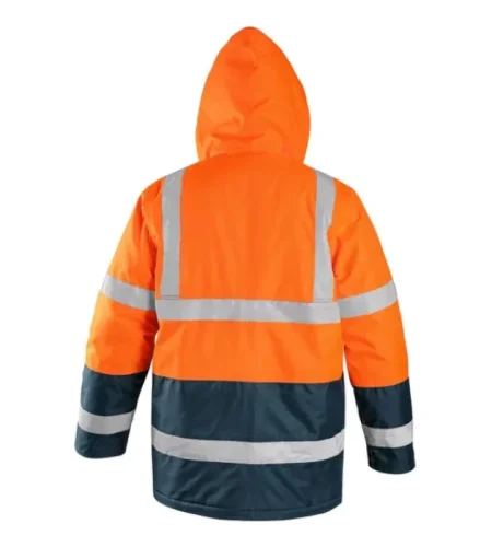 Reflective jacket CXS Oxford, insulated, orange