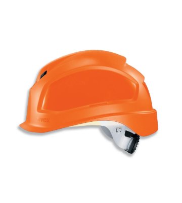 Safety helmet uvex Pheos B-S-WR, wheel ratchet, short brim, orange