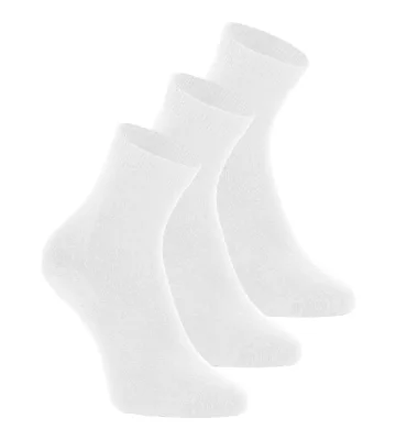 Bamboo socks VM BAMBOO, white, set of 3 pairs