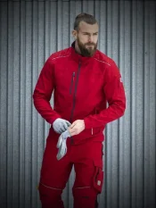 Softshell work jacket Ardon Vision, red