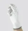 Pletené rukavice Cerva BUNTING EVOLUTION, polyester, biele