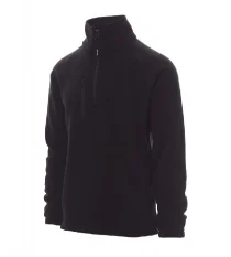 Men's sweatshirt with half zip Payper Dolomiti+, black