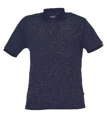 ESD polo shirt Cerva NOYO, short sleeve, navy