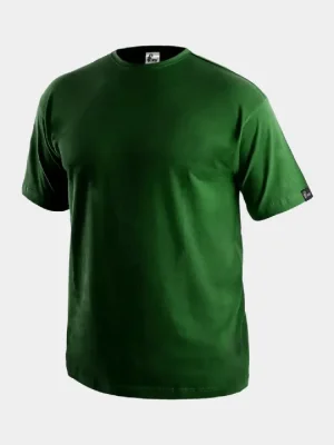T-shirt CXS DANIEL, short sleeve, dark green