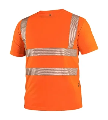 Reflexní triko s krátkým rukávem CXS BANGOR, oranžové