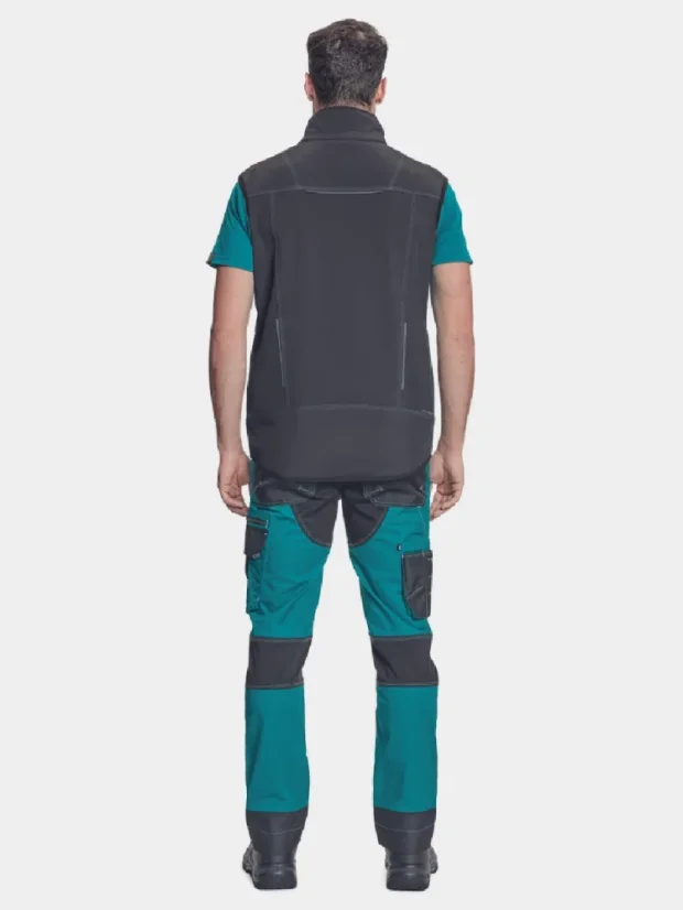 All-season softshell vest Cerva Neurum, petrol