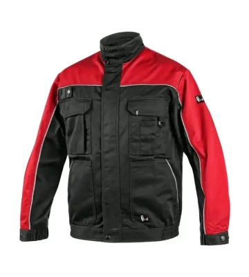 Work jacket CXS Orion Otakar, black-red