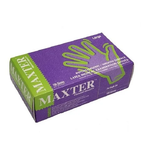 Latex gloves MAXTER 1772, 100 pcs/pack