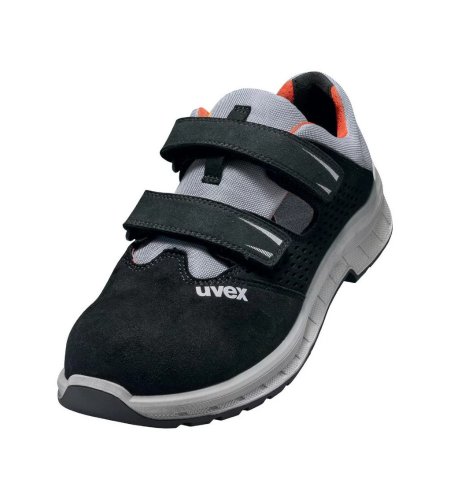 Pracovné sandále Uvex 2 Trend, S1 P SRC, čierno-šedé