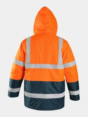 Reflex-Arbeitsbluse CXS Oxford, gefüttert, orange