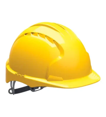 Work helmet JSP EVO 2, sliding strap, non-ventilated, yellow