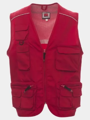 Arbeitsweste Payper Pocket, rot