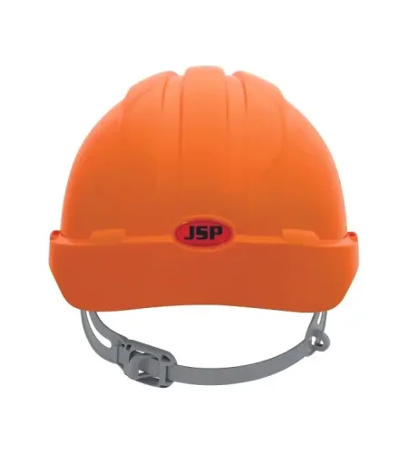 Pracovná prilba so štítom JSP Forestry, 25 dB, oranžová