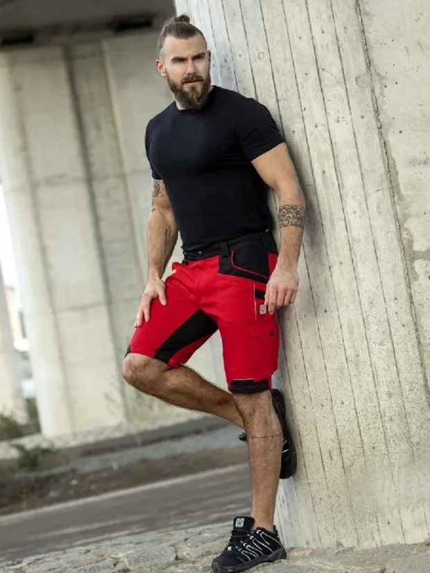 Ardon 4Xstretch®, work shorts, red