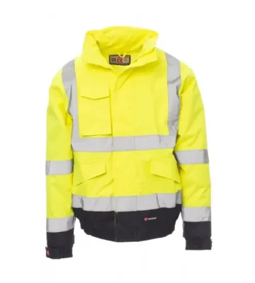 Reflective jacket Payper Paddock, yellow