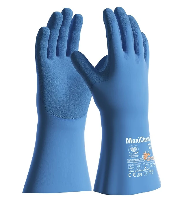Chemical protection work gloves ATG MaxiChem® 76-730 TRItech™