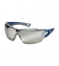 Pracovné okuliare Uvex Pheos CX2, zrkadlové, modro-šedé