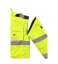 Reflective work jacket CXS Luton, insulated, 2in1, yellow