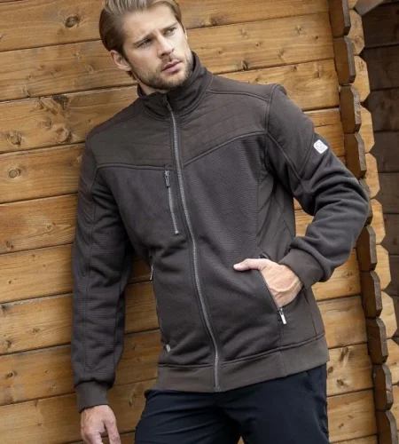 Winter work jacket Ardon Hybrid, brown