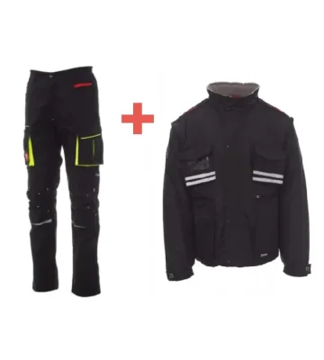 Payper Technik Next 400 set of trousers + work jacket, black