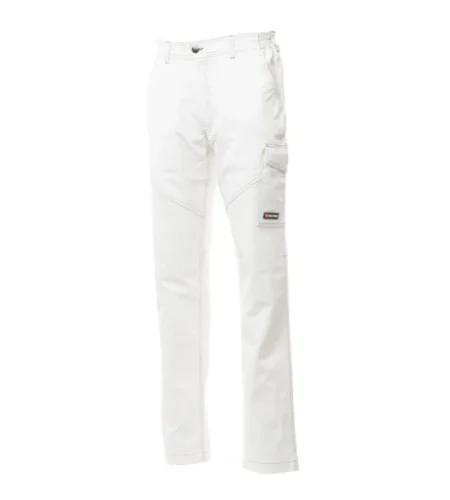 Cotton trousers Payper Worker, white