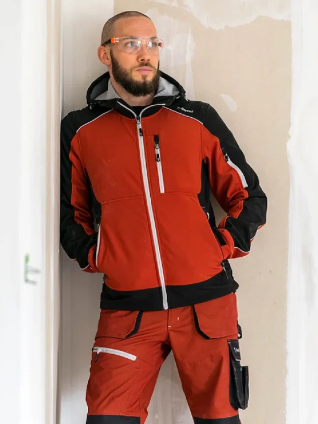 Softshellová bunda Kapriol Dynamic, tehlová