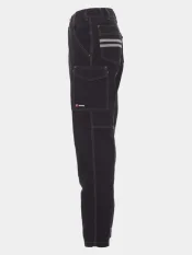 Cotton trousers Payper Worker, black