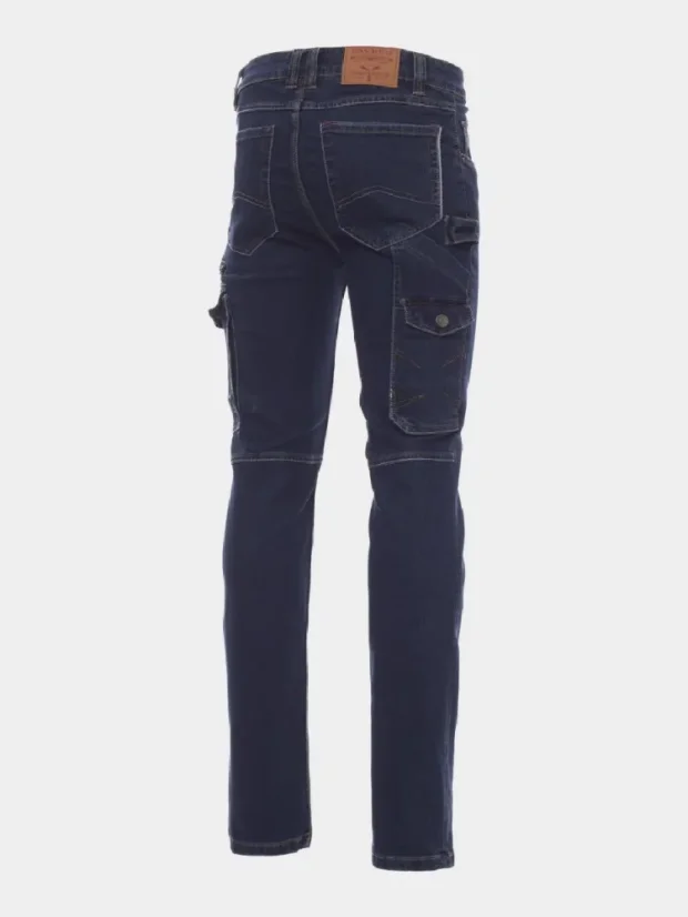 Riflové montérky s elastanom Payper West, denim