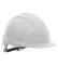 Work helmet JSP EVO 2, sliding strap, non-ventilated, white