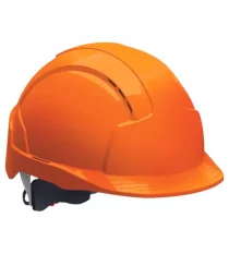 Pracovná prilba JSP EVO Lite, koliesko, ventilovaná, oranžová