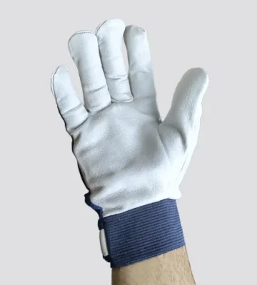Leder-Arbeitshandschuhe Cerva PELICAN Blue, Schafsleder