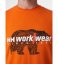 Tričko Helly Hansen Graphic, krátky rukáv, oranžové