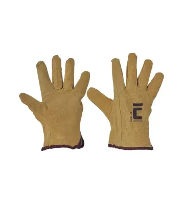 Full leather work gloves Cerva PIGEON, split pig leather